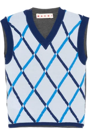 Marni Diamond-pattern top