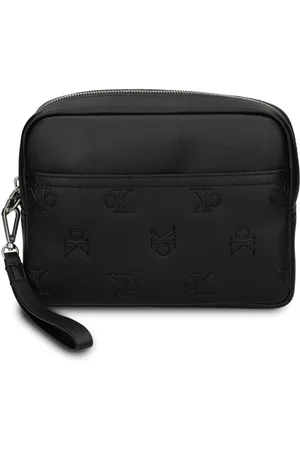 Calvin Klein Monogram-debossed wash bag