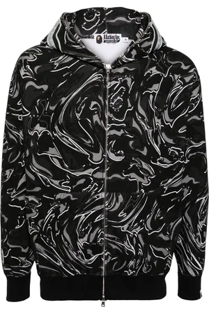 A Bathing Ape Graphic-print hooded jacket