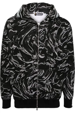 A Bathing Ape Graphic-print hooded jacket