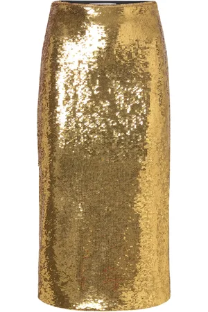 Ermanno Firenze Sequinned midi skirt