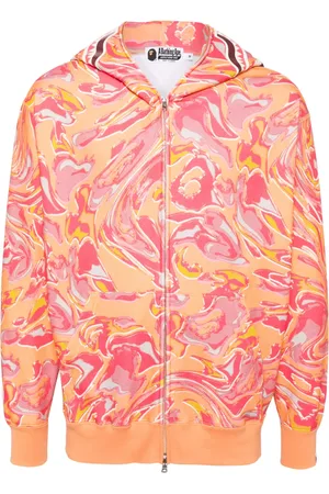 A Bathing Ape Graphic-print hooded jacket