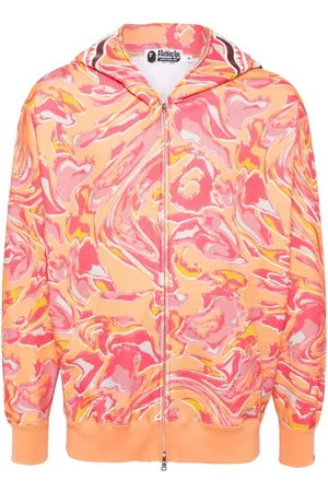 A Bathing Ape Graphic-print hooded jacket