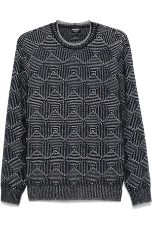 Giorgio Armani Jacquard cashmere sweater