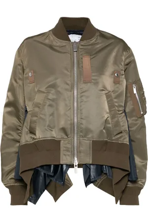 SACAI Handkerchief hem bomber jacket