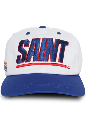 SAINT MXXXXXX Embroidered-logo cotton cap