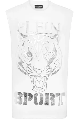 Philipp Plein Tiger-print tank top