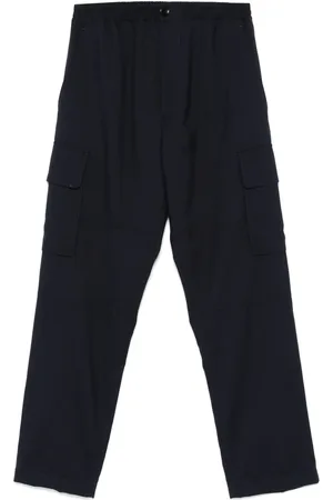 Marni Decorative-stitching virgin-wool cargo pants