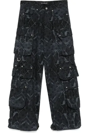 John Richmond Printed cargo jeans