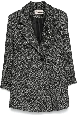 Kaos Herringbone coat