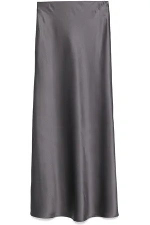 BLANCA Satin maxi skirt
