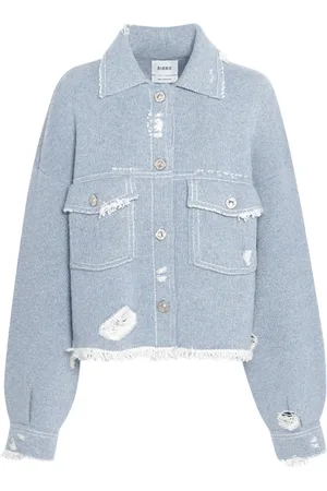 Barrie Fringed denim jacket