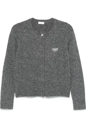 Liu Jo Logo-embroidered cardigan