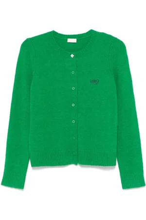 Liu Jo Logo-embroidered cardigan