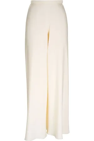 PETER COHEN Silk palazzo pants