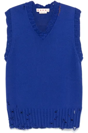 Marni Cotton V-neck vest