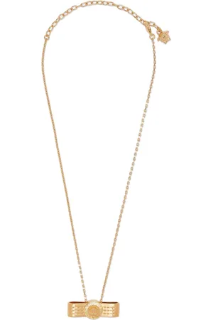 VERSACE Bow-detail necklace