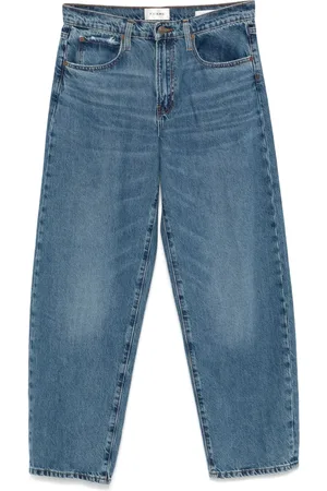 Frame Slung Barrel jeans