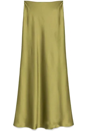 BLANCA Satin maxi skirt