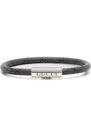 Gucci Sterling Trademark GG Supreme bracelet