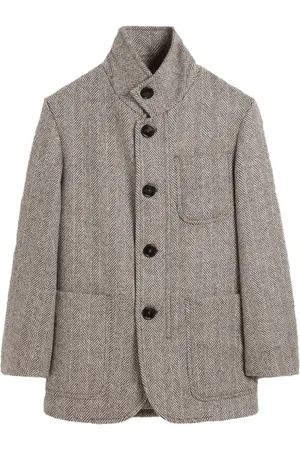 Ami High-neck oversized coat