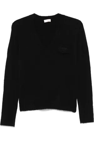 Liu Jo Logo-embroidered sweater