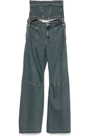 Feng Chen Wang Detachable-panel jeans