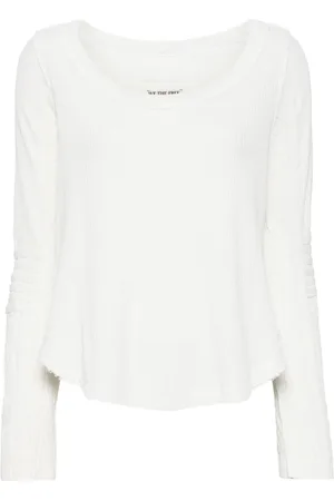Free People Swinging cable cuff sweater