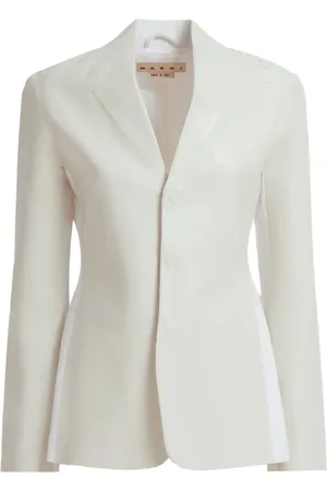 Marni Logo-embroidered blazer