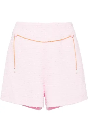 Edward Achour Paris Chain-link detail boucl?? shorts