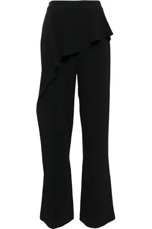 Edward Achour Paris Ruffled-detail flared trousers