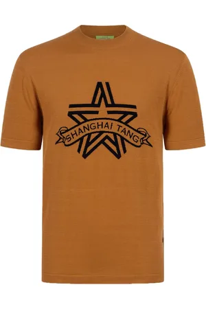SHANGHAI TANG Star cotton knitted T-shirt