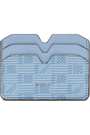 MOREAU Logo-stamp leather card holder
