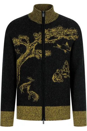 SHANGHAI TANG Jacquard cardigan
