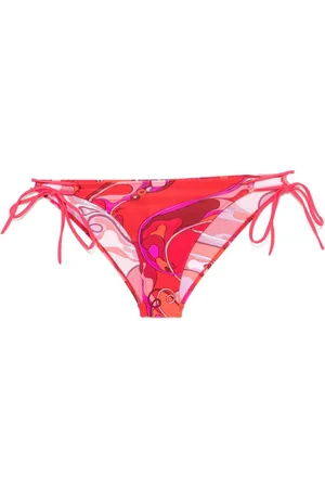 Puccini Orchidee-print bikini bottoms