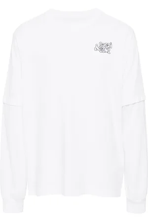 SACAI Gonz-embroidered T-shirt