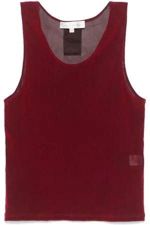 Ludovic De Saint Sernin Velvet tank top