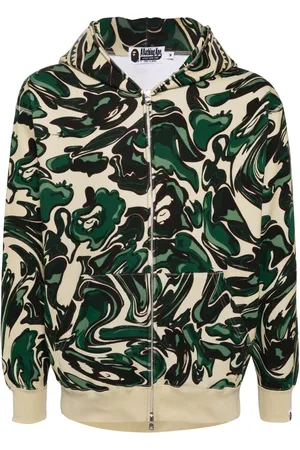 A Bathing Ape Graphic-print hooded jacket