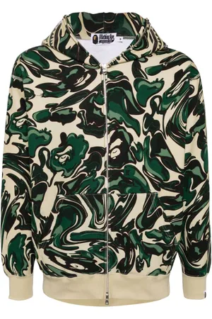 A Bathing Ape Graphic-print hooded jacket