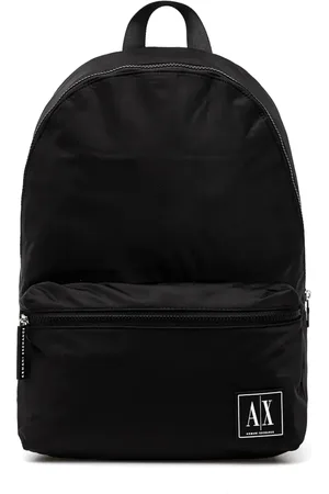 Armani Exchange Logo-patch backpack