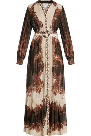 HEMANT AND NANDITA Paisley-print maxi dress