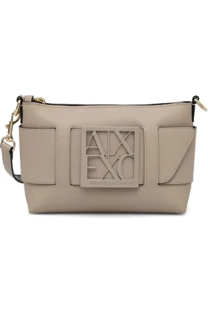 Armani Exchange Tonal logo-plaque shoulder bag