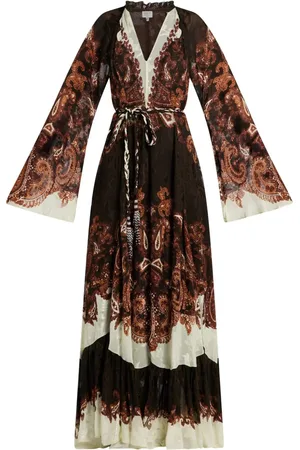 HEMANT AND NANDITA Paisley-print maxi dress