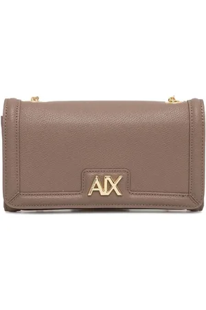 Armani Exchange Logo plaque shoulder bag