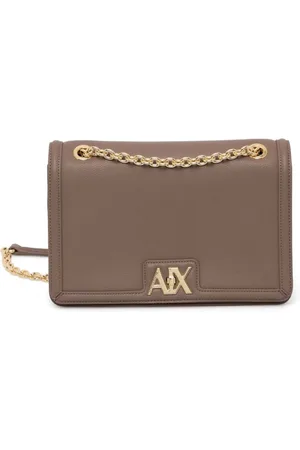Armani Exchange Logo plaque crossbody bag