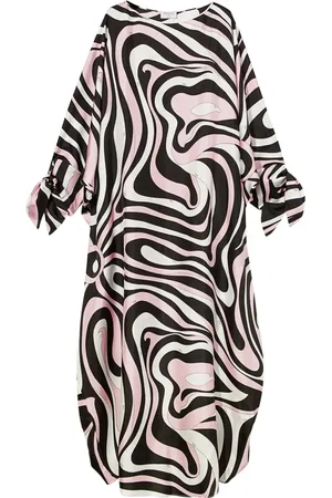 Puccini Abstract-pattern print maxi dress