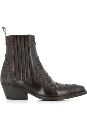 SARTORE 45mm stud-embellished ankle boots