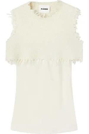 Jil Sander Layered-design sleeveless top