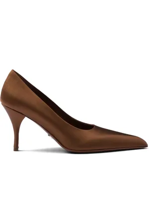 Prada 85mm satin pumps