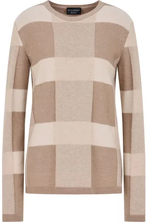 Emporio Armani Icon checked sweater